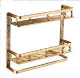 European style bathroom shelf double bathroom