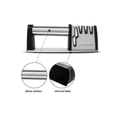 Non-slip Kitchen Knife Sharpener, Ergonomic Handle, Safe And Fast Knife Sharpening Tool, Suitable For Home And Restaurant Use. - SS Creative Holdings