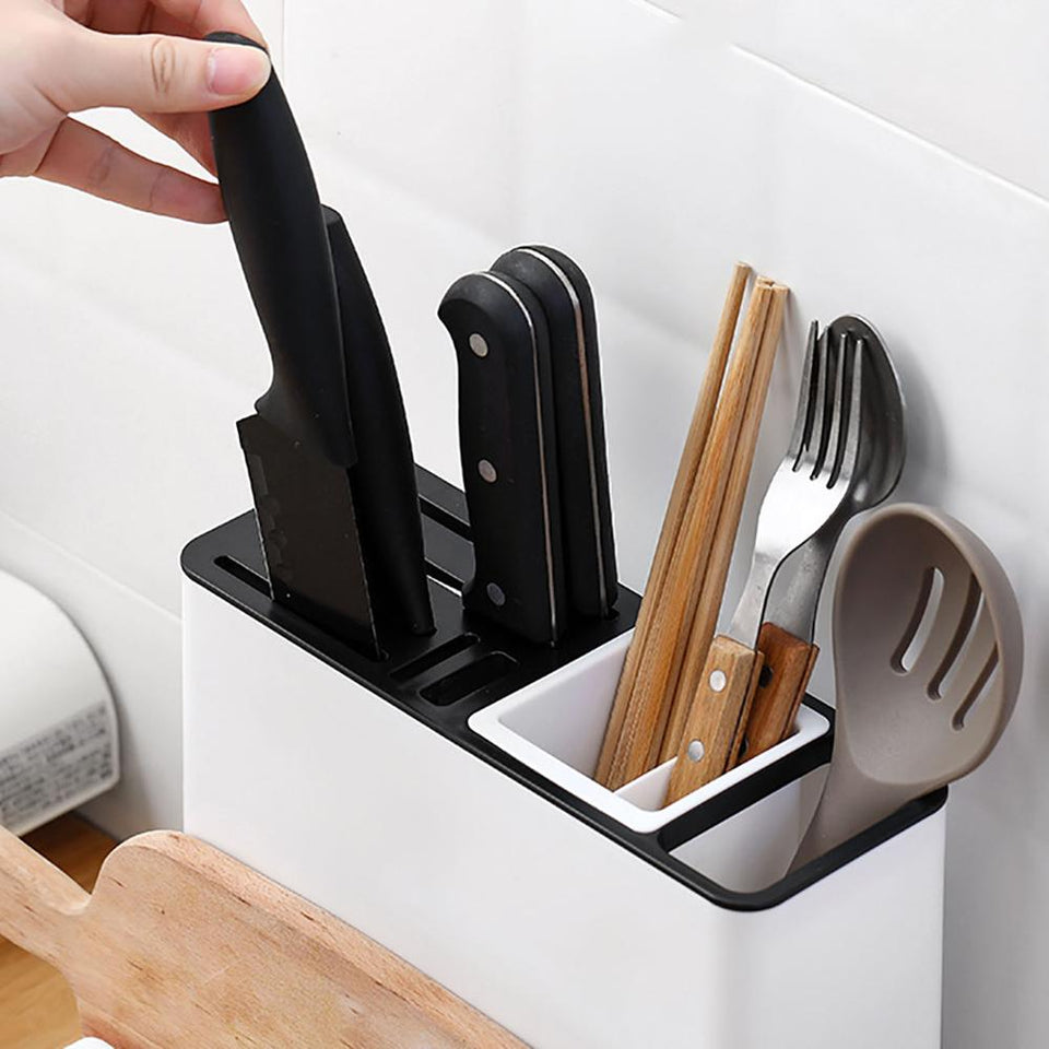 Elite Multi-Function Kitchen Organizer - Knife & Tableware Storage Rack