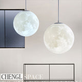 Bedroom moon chandelier