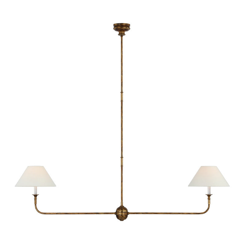All Copper Living Room Chandelier American Simple Design