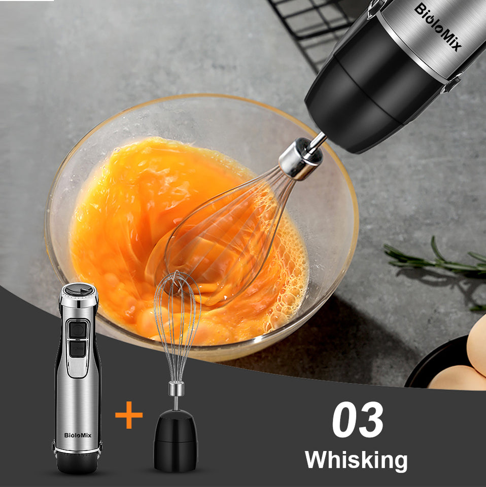 Elite 4-in-1 High-Power Immersion Blender - Professional Kitchen System