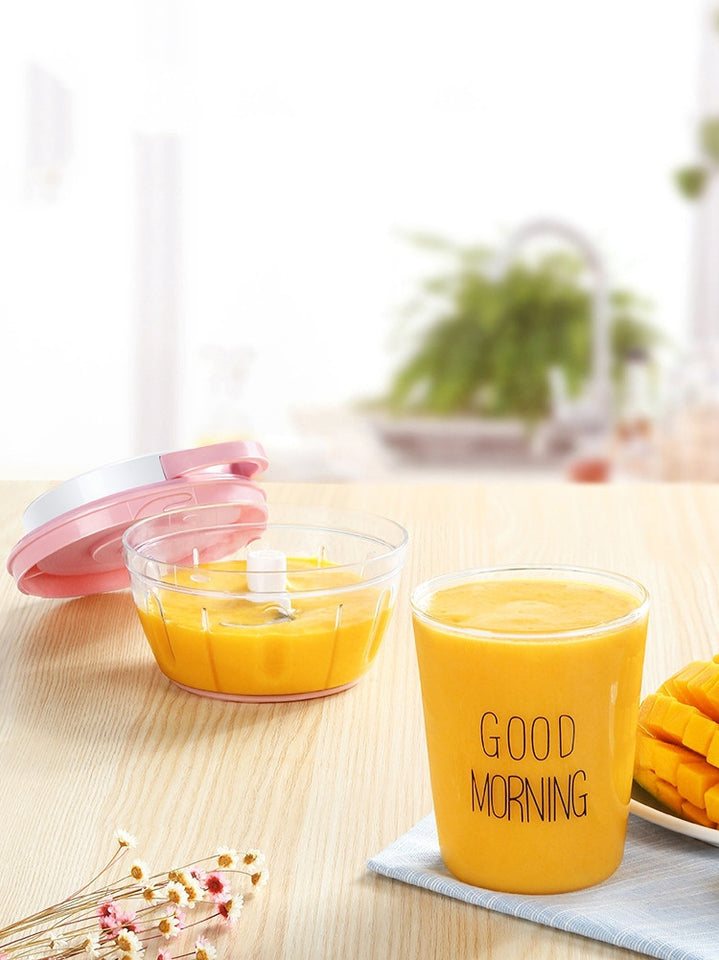 Manual Express Food Chopper - Precision Ginger & Garlic Mincer