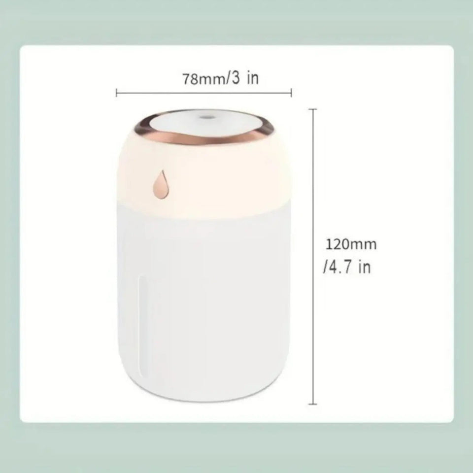 Portable USB Personal Humidifier - Quiet Mist for Home & Office - SS Creative Holdings