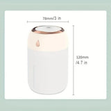 Portable USB Personal Humidifier - Quiet Mist for Home & Office - SS Creative Holdings