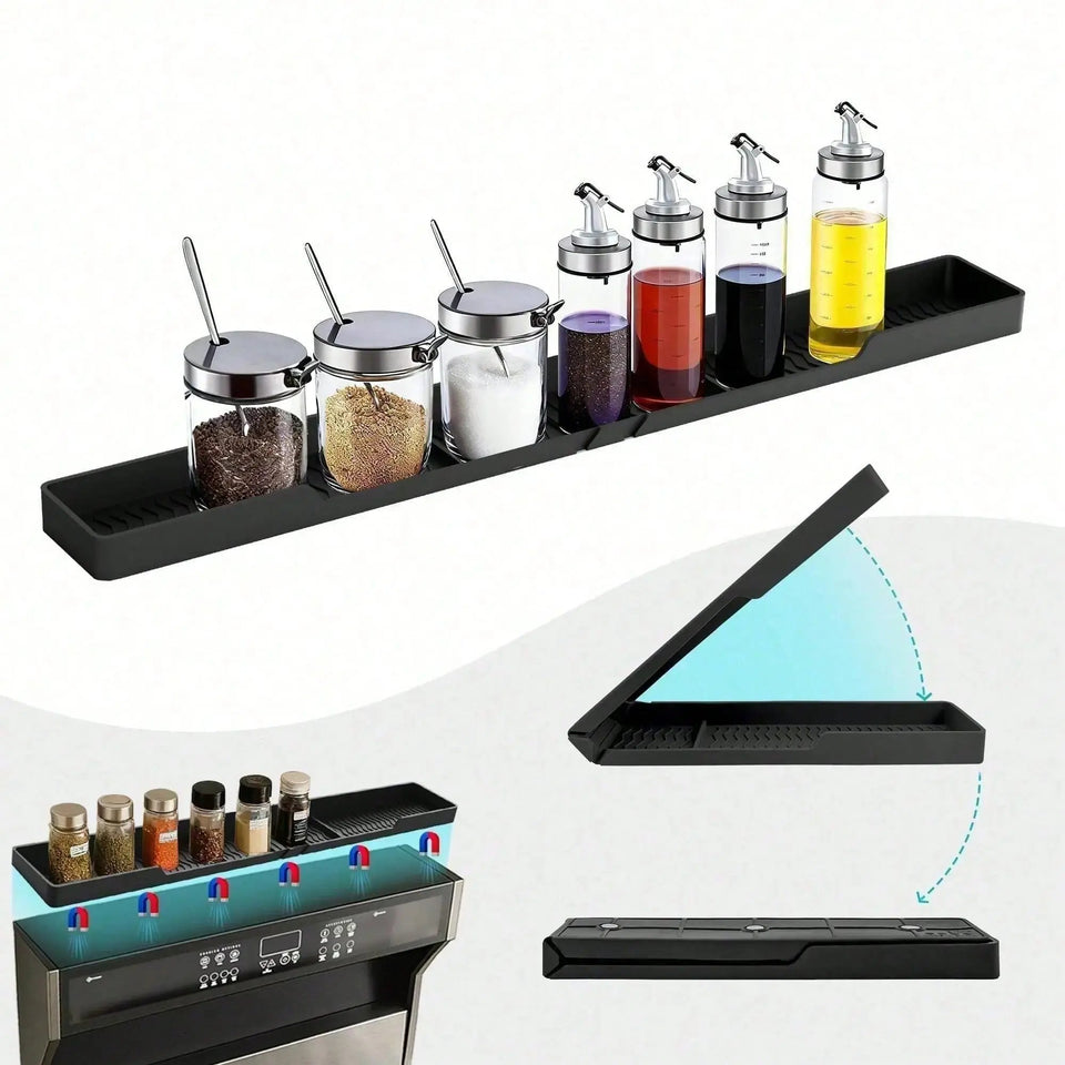 30-Inch Heat Resistant Stove Back Rack | Space Saving Kitchen Counter Organizer - SS Creative Holdings