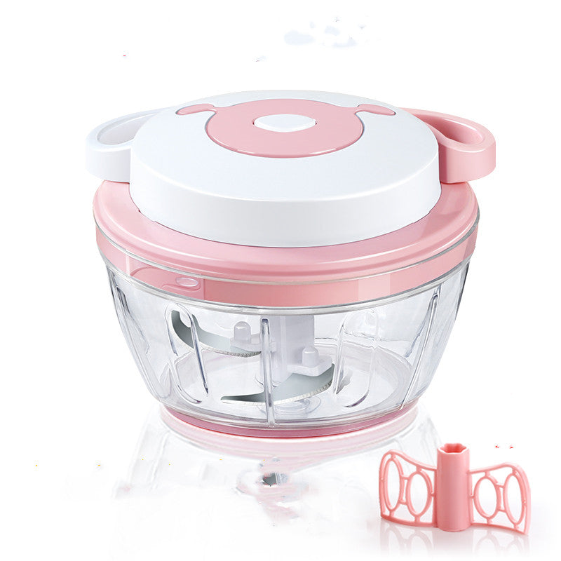 Manual Express Food Chopper - Precision Ginger & Garlic Mincer