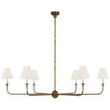 All Copper Living Room Chandelier American Simple Design