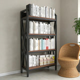 4-Level Industrial Baker’s Rack – Heavy-Duty Metal & Wood Kitchen Storage Organizer - SS Creative Holdings