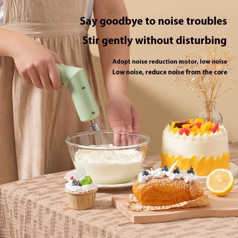 Wireless Foldable Electric Whisk - 3-Speed Portable Cream & Egg Blender