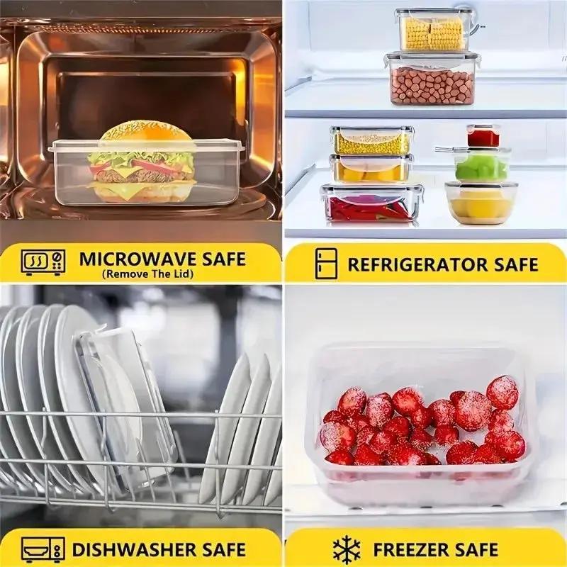 48-Piece Airtight Food Storage Container Set – BPA-Free Kitchen & Pantry Organization with Labels - SS Creative Holdings