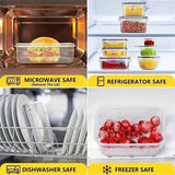 48-Piece Airtight Food Storage Container Set – BPA-Free Kitchen & Pantry Organization with Labels - SS Creative Holdings