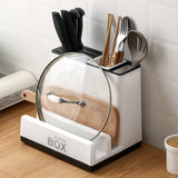 Elite Multi-Function Kitchen Organizer - Knife & Tableware Storage Rack