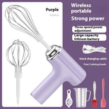 Wireless Foldable Electric Whisk - 3-Speed Portable Cream & Egg Blender