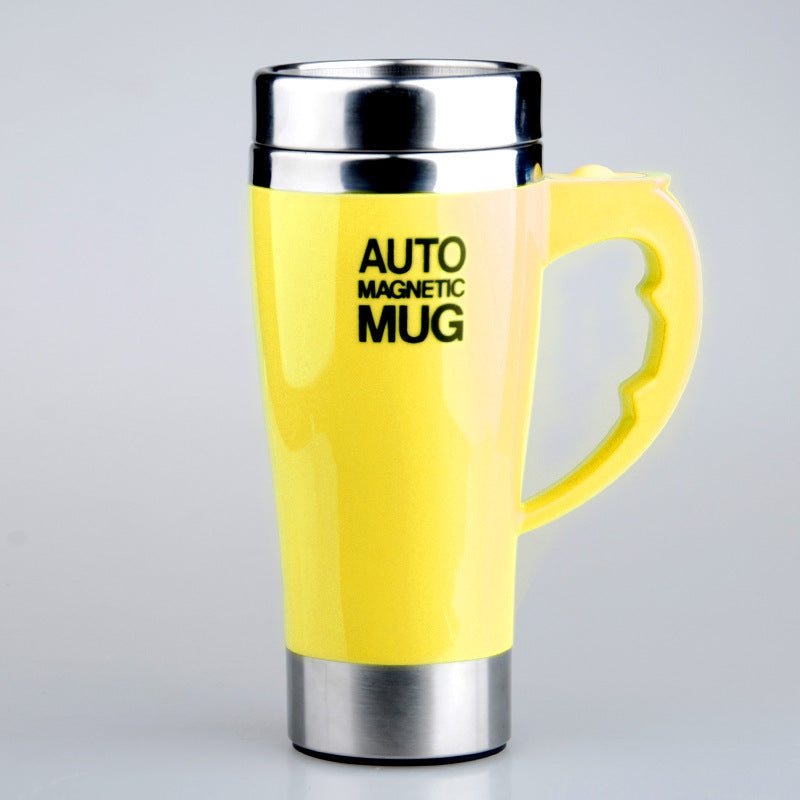 Self-Stirring Magnetic Travel Mug - Automatic Electric Mixing Cup with Lid