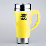 Self-Stirring Magnetic Travel Mug - Automatic Electric Mixing Cup with Lid