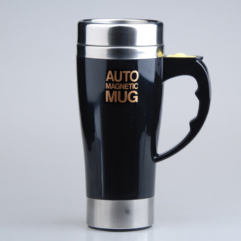Self-Stirring Magnetic Travel Mug - Automatic Electric Mixing Cup with Lid