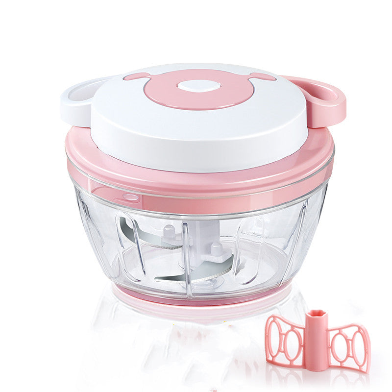 Manual Express Food Chopper - Precision Ginger & Garlic Mincer