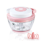 Manual Express Food Chopper - Precision Ginger & Garlic Mincer