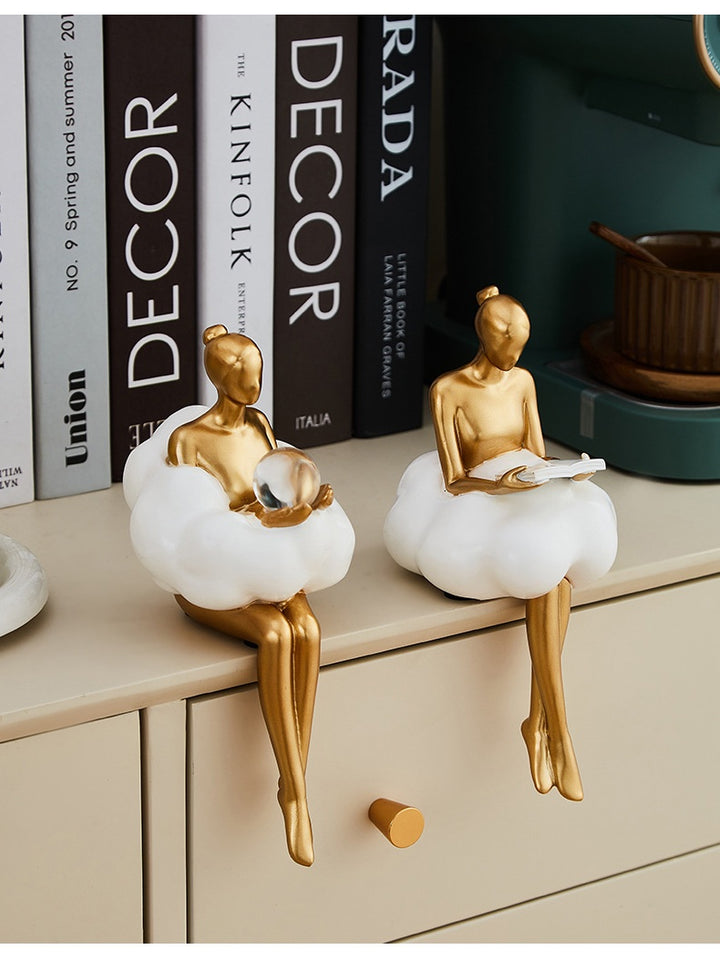 Original Design Cloud Girl Living Room Car Desktop Character Decoration