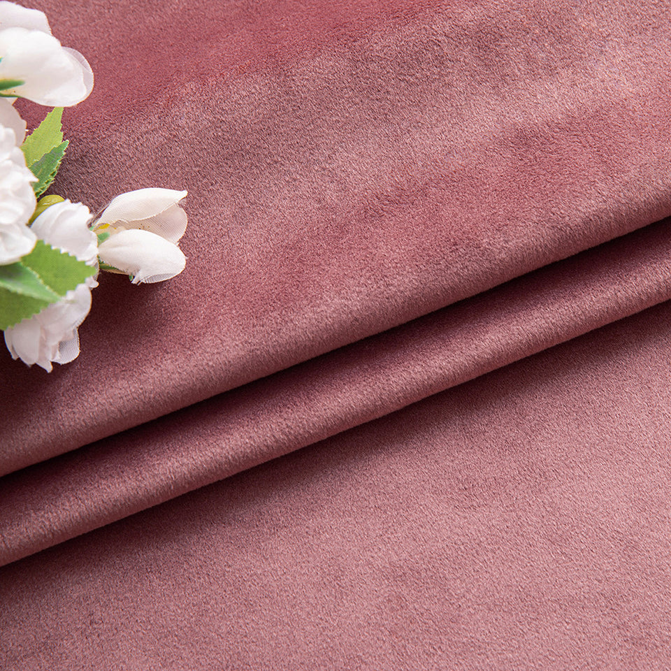Solid-color Vintage Velvet Blackout And Heat-insulating Curtains For The Living Room Bedroom Or Study