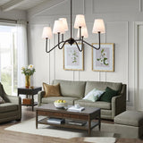 Industrial Style Living Room Retro Design Multi-head Chandelier