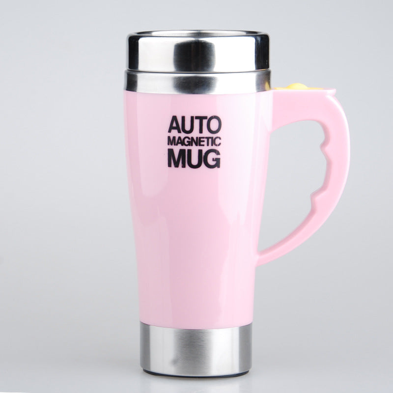 Self-Stirring Magnetic Travel Mug - Automatic Electric Mixing Cup with Lid