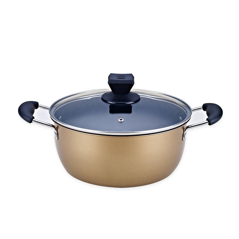 Non-Stick Ceramide Cookware Set - 5-Piece Professional Pot & Pan Collection