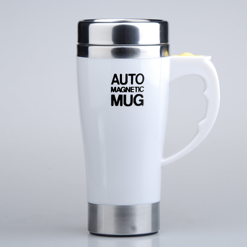 Self-Stirring Magnetic Travel Mug - Automatic Electric Mixing Cup with Lid