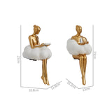 Original Design Cloud Girl Living Room Car Desktop Character Decoration