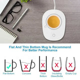 Coffee Mug Warmer 16W Smart Touch Auto-Off Mug Warmer for Desk - SS Creative Holdings