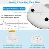 Coffee Mug Warmer 16W Smart Touch Auto-Off Mug Warmer for Desk - SS Creative Holdings