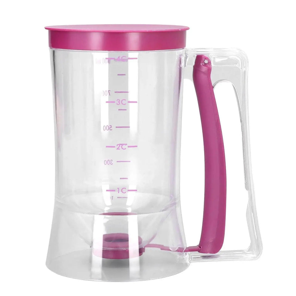 Easy-Pour Pancake Batter Dispenser with Trigger Handle – BPA-Free Kitchen Tool for Baking - SS Creative Holdings