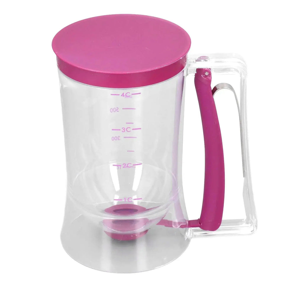 Easy-Pour Pancake Batter Dispenser with Trigger Handle – BPA-Free Kitchen Tool for Baking - SS Creative Holdings