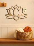 Large Modern Lotus Metal Wall Art - Gorgeous Living Room Decor . - SS Creative Holdings