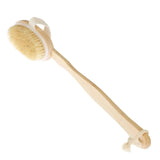Luxury 15" Long Handle Bath Brush Wooden Bath & Body Scrubber – Detachable Exfoliating Shower Brush for Deep Cleansing & Detox - SS Creative Holdings