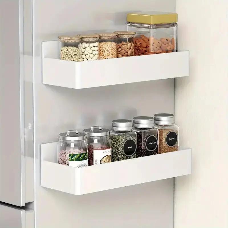Magnetic Spice Rack Set – Space-Saving Kitchen Organizer for Refrigerator Doors - SS Creative Holdings