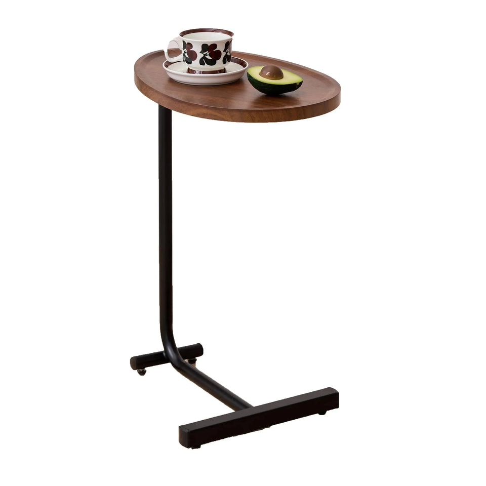 Modern C-Shaped Side Table – Compact End Table for Living Room & Bedroom - SS Creative Holdings