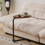 Modern C-Shaped Side Table – Compact End Table for Living Room & Bedroom - SS Creative Holdings