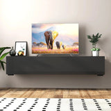Modern Floating Entertainment Center – Sleek Wall-Mounted Media Console - SS Creative Holdings