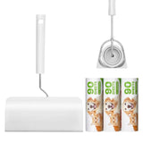 Pet Hair Lint Roller Set, 3 Pack Large Sticky Pet Hair Remover with 270 Sheets and Storage Cover - SS Creative Holdings