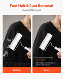 Pet Hair Lint Roller Set, 3 Pack Large Sticky Pet Hair Remover with 270 Sheets and Storage Cover - SS Creative Holdings