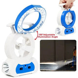 Portable Flexible Desk Fan & LED Reading Light with Multi-Use Tripod. - SS Creative Holdings