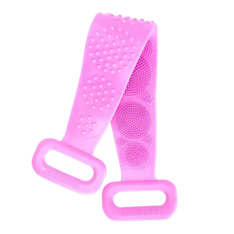 Premium Silicone Back Scrubber Belt – Exfoliating Shower Strap for Deep Cleaning & Massage - SS Creative Holdings