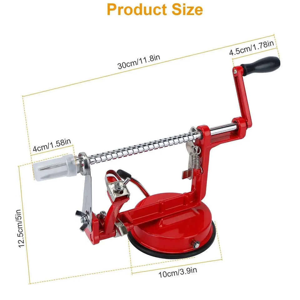 Recommended: 3-in-1 Premium Fruit Peeler, Corer, and Slicer – Durable Zinc Alloy Kitchen Tool - SS Creative Holdings