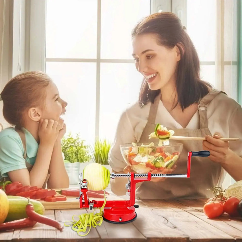 Recommended: 3-in-1 Premium Fruit Peeler, Corer, and Slicer – Durable Zinc Alloy Kitchen Tool - SS Creative Holdings
