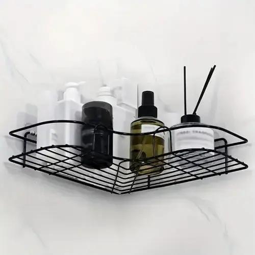 Space-Saving Triangle Wall Shelf - No Drill, Rustproof, 30 lbs Capacity - SS Creative Holdings