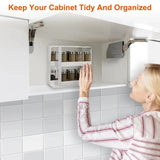 Swivel Cabinet Organizer – Rotating Kitchen Rack for Spices & Condiments. - SS Creative Holdings