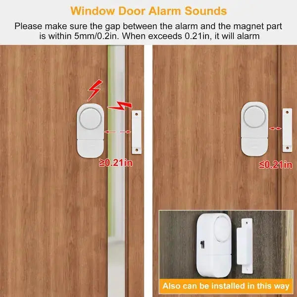 Wireless Window Door Sensor Alarm for Home Security - SS Creative Holdings