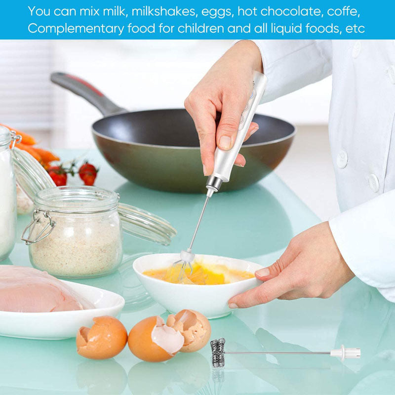 Handheld Milk Frother and coffee Mixer